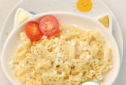 Макарошки в сливочном соусе с сыром