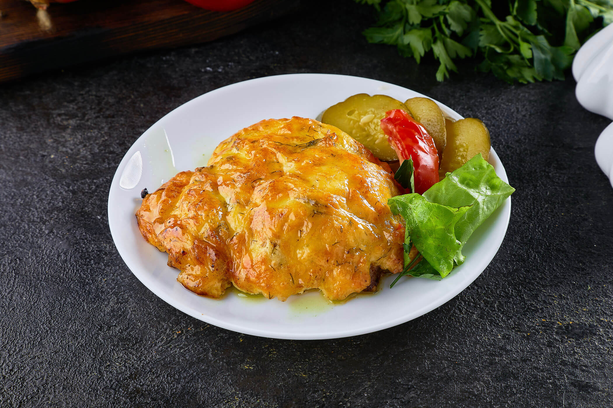 Филе куриное под сыром