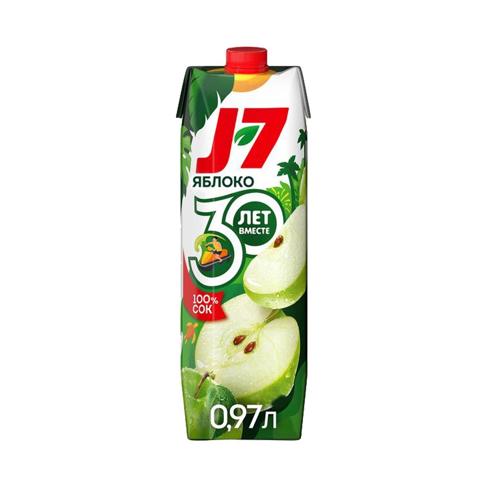Сок J7 Зеленое яблоко