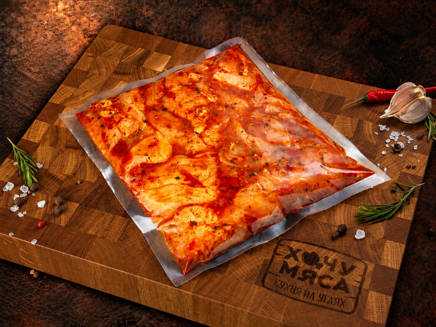 Шашлык маринованный из филе индейки