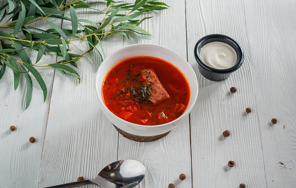 Борщ домашний