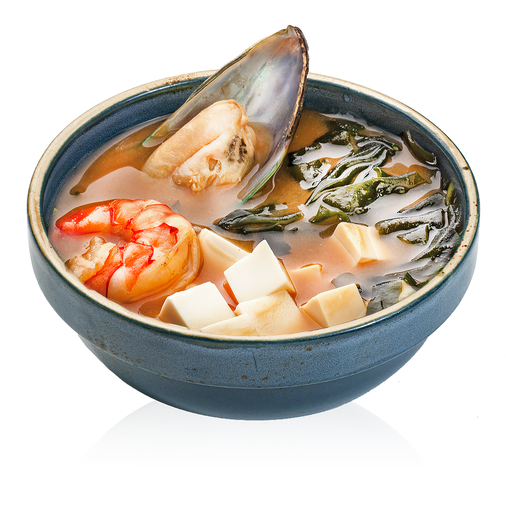 Мисо с морепродуктами