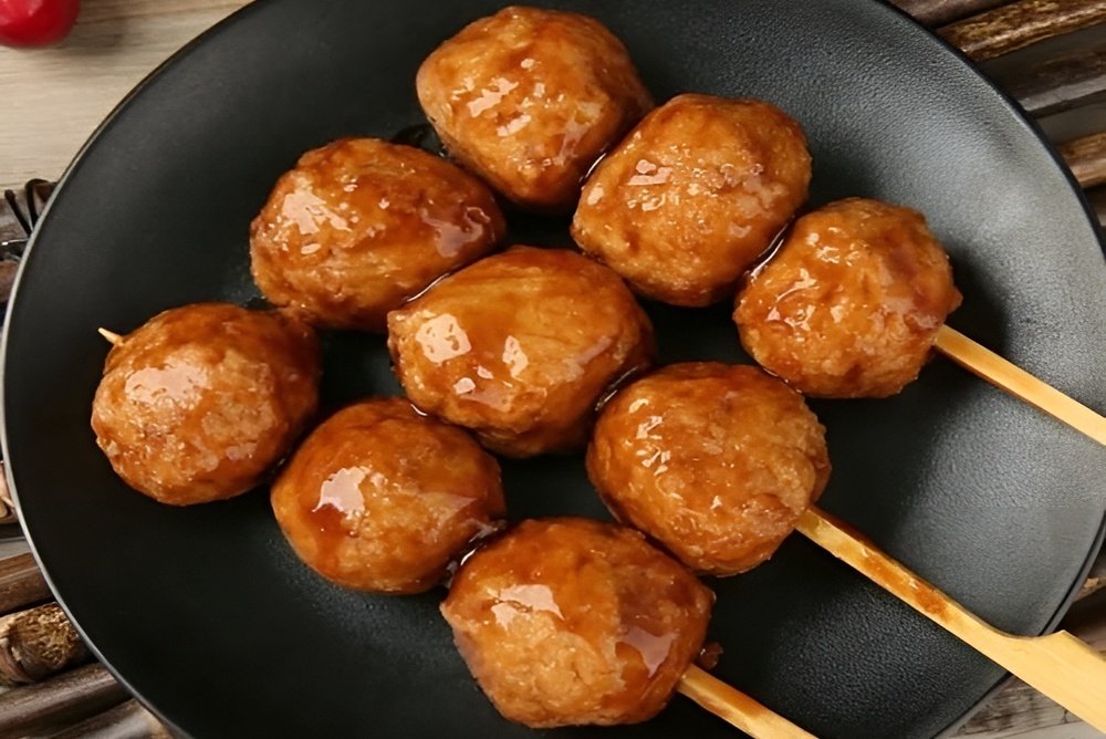 40. Мясные фрикадельки на шпажке