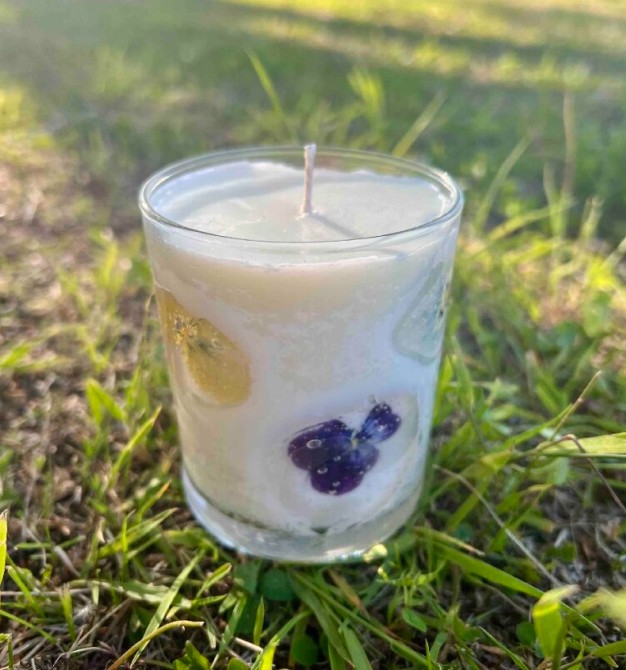 Свеча Цветочная поляна