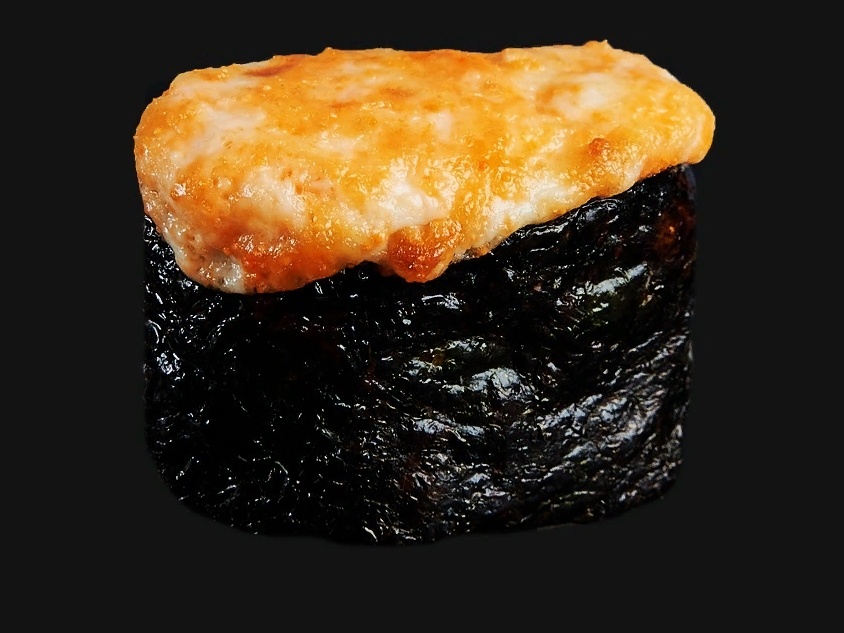 Sushi с лососем запеченные