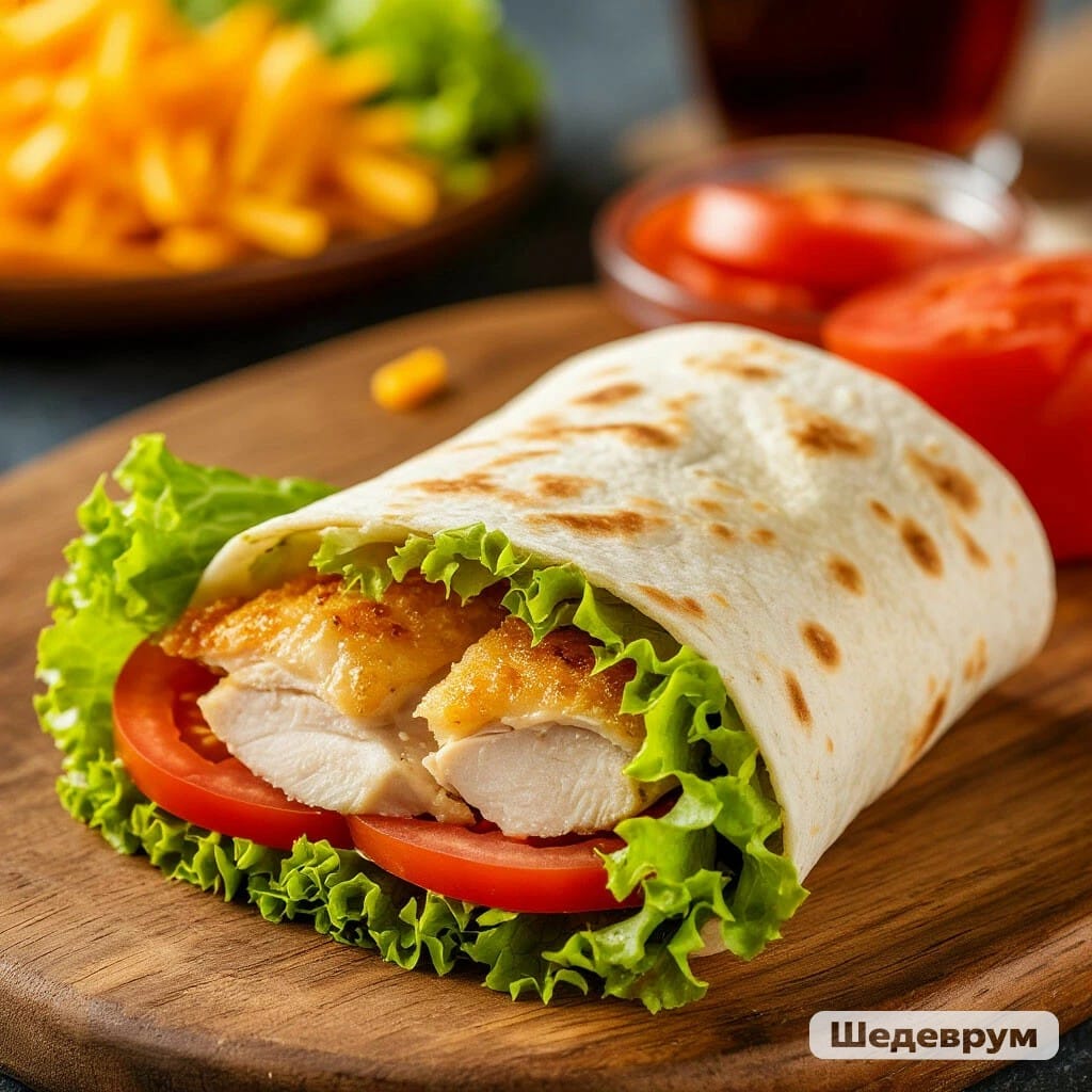 Мини ролл с курочкой