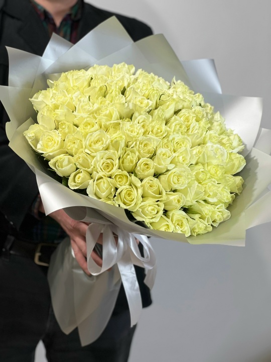 101 белая Роза в Металлики