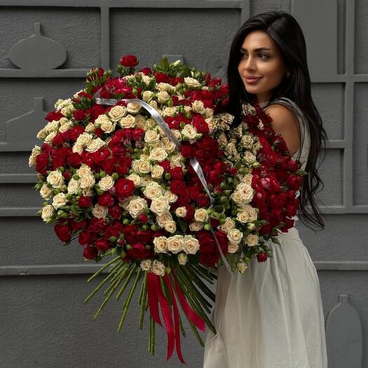 51 кустовая Роза букет роскошь