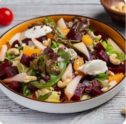 Салат с печеной свеклой