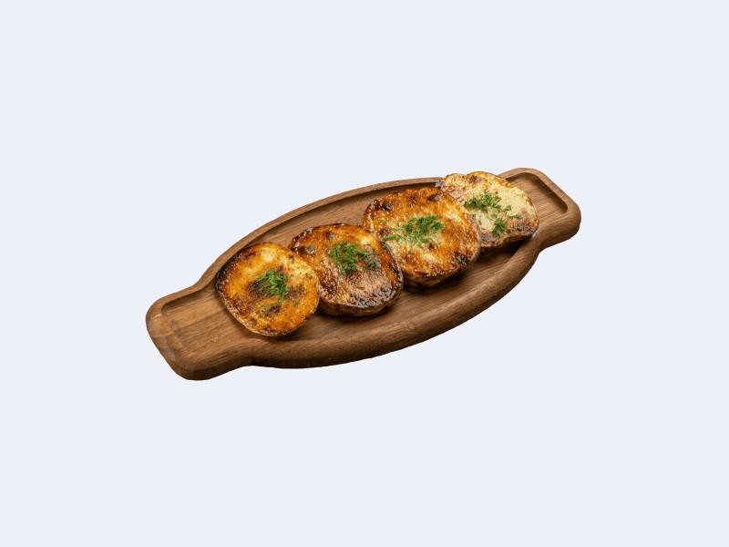 Картофель на мангале