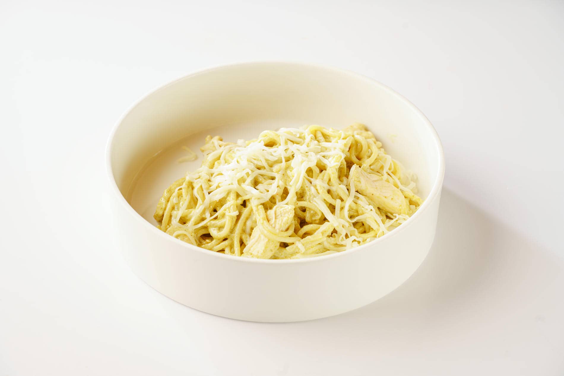 Паста цыпленок песто