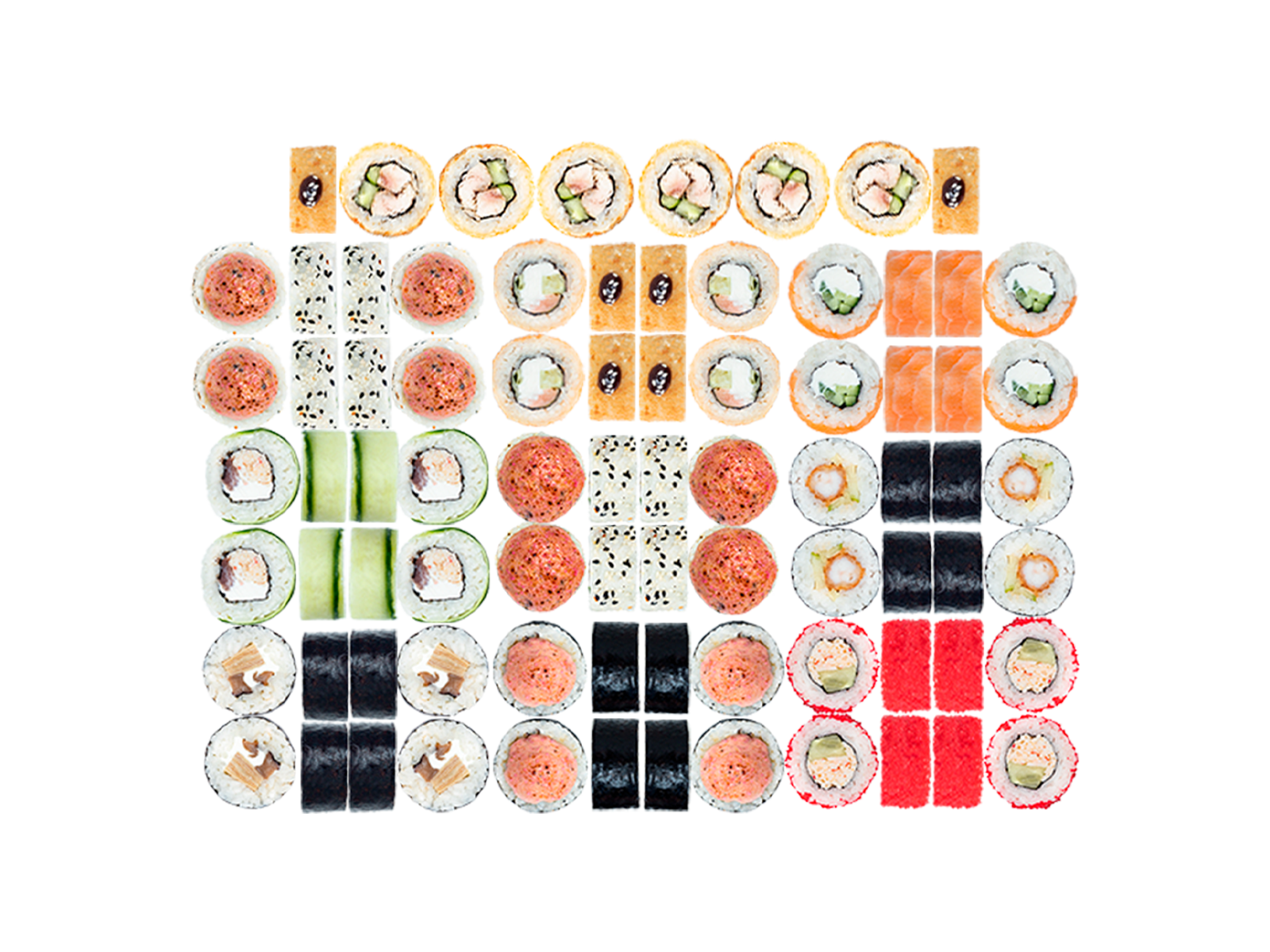 Сет праздничный 80шт 2255гр