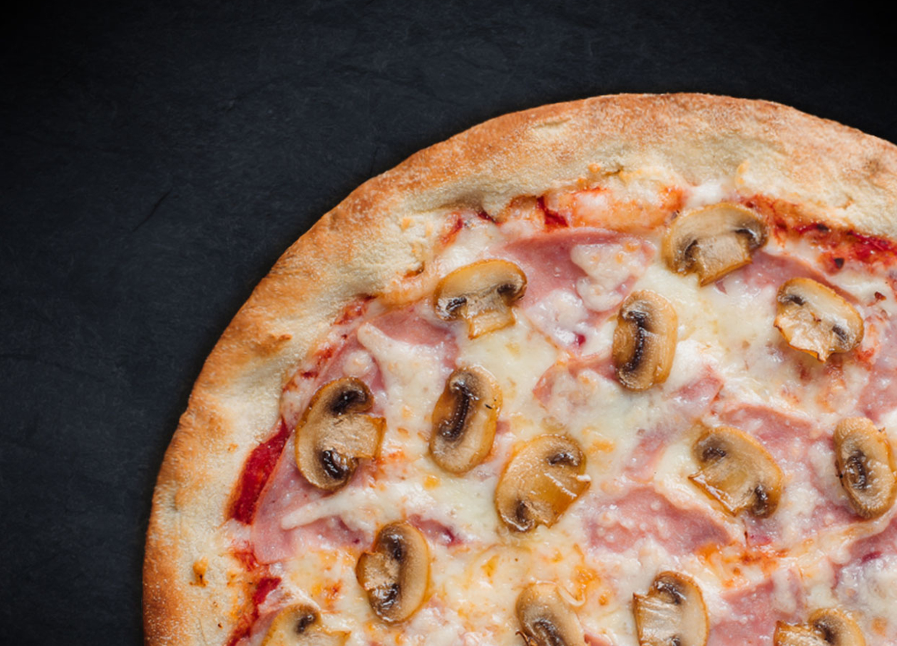 Прошутто Фунги 25 см (тонкое тесто)