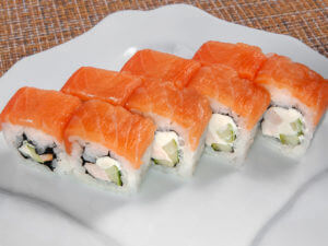 Филадельфия с копченой курицей