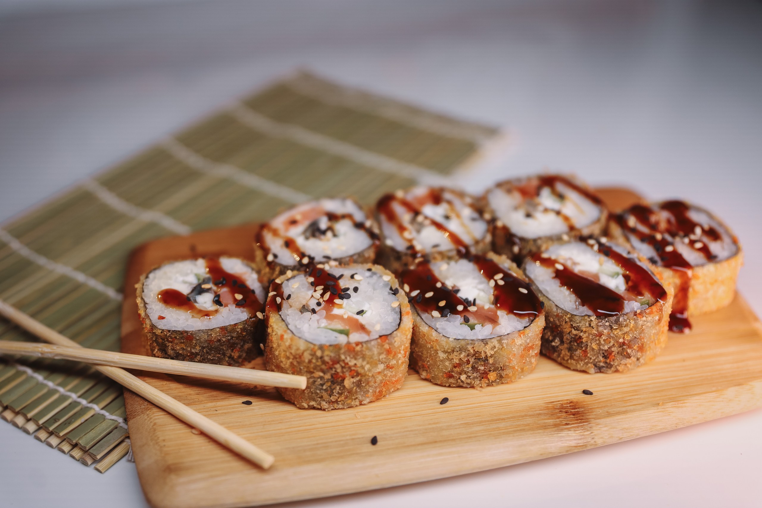 Ролл банзай темпура