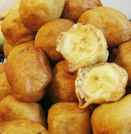 Жареные бананы с нутеллой
