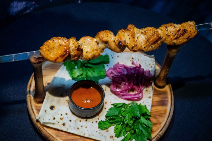 Шашлык из куриного филе (грудка)