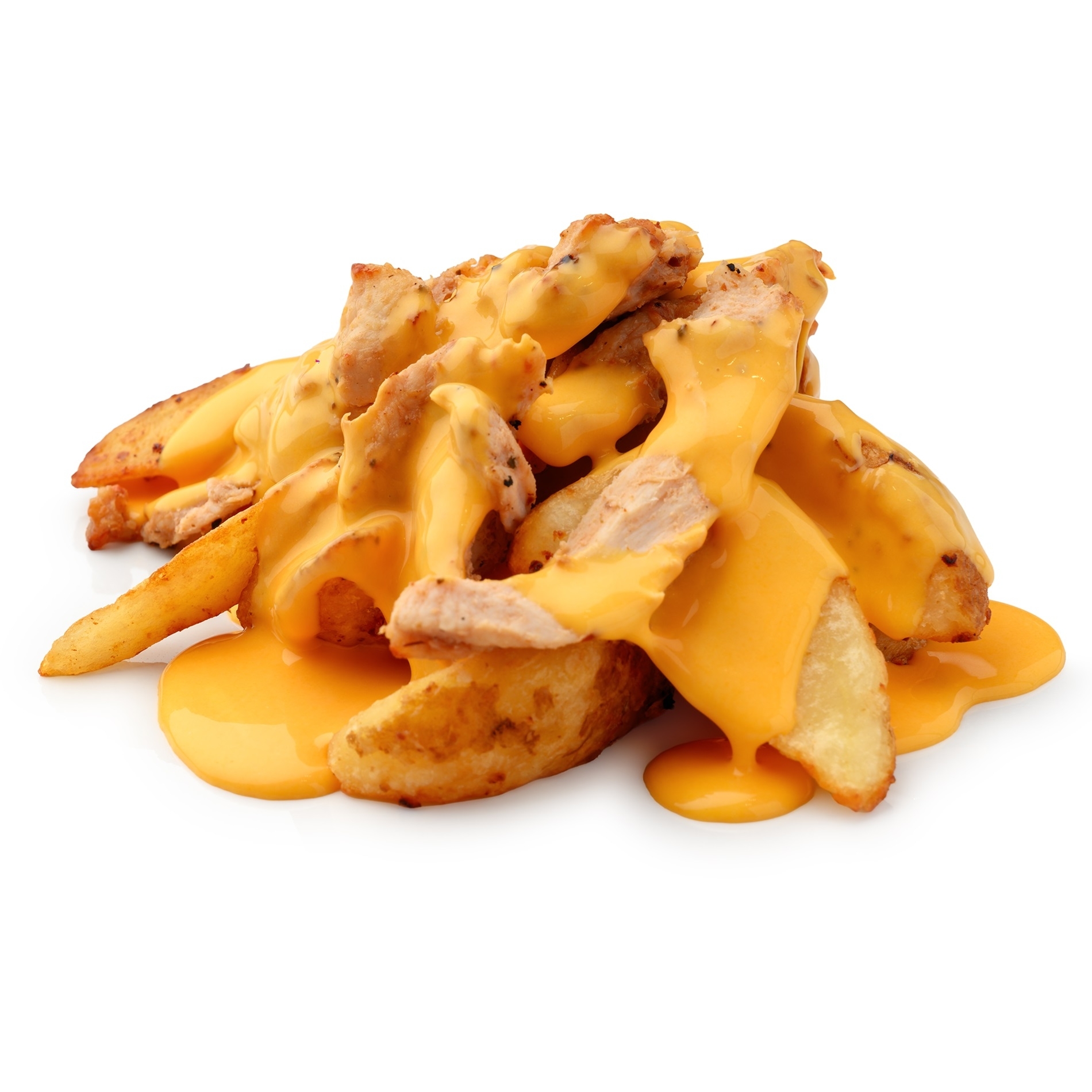 Картофель из печи с куриной грудкой и сыром чеддер