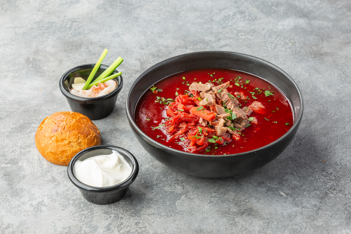 Борщ с говядиной ДОСТАВКА