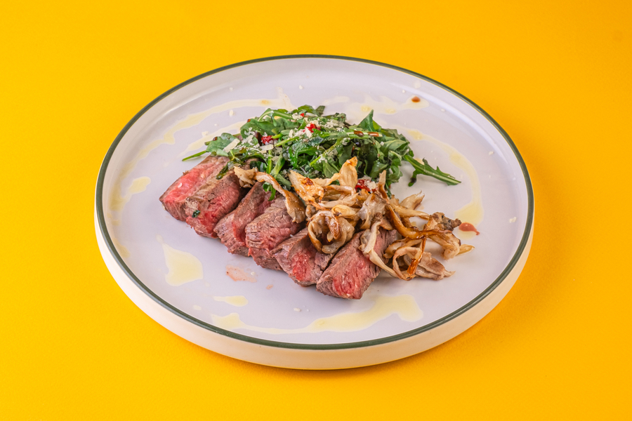 Тальятта из говядины с грибами