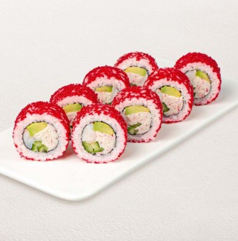 Калифорния с тигровой креветкой ролл