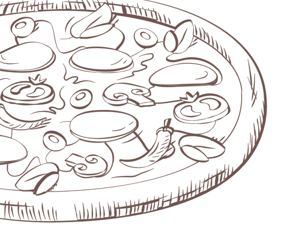 Сердце конструктор Тонкое тесто 35см