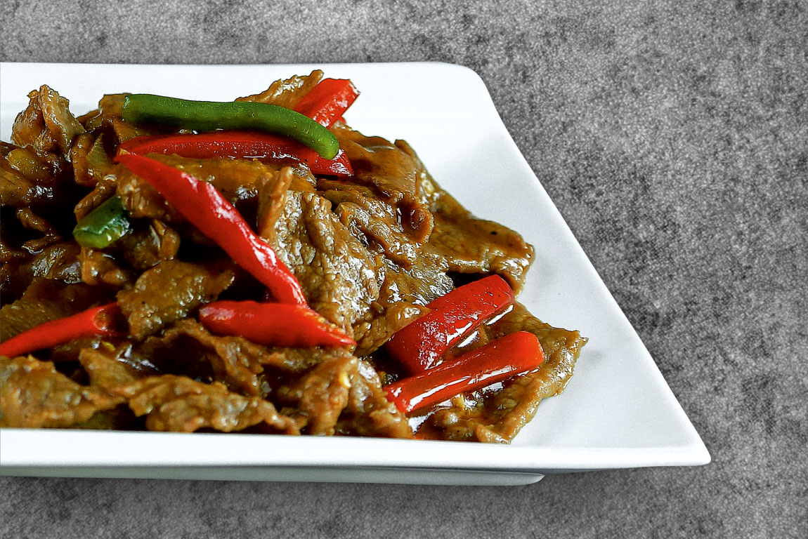 Говядина с болгарским перцем