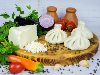 Хинкали с сыром