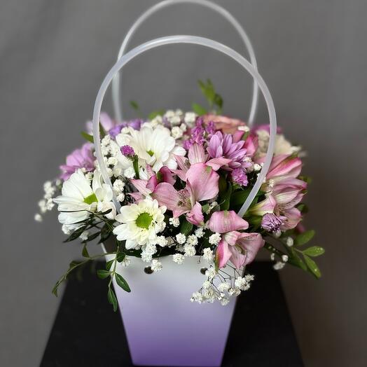 Сумочка цветочная