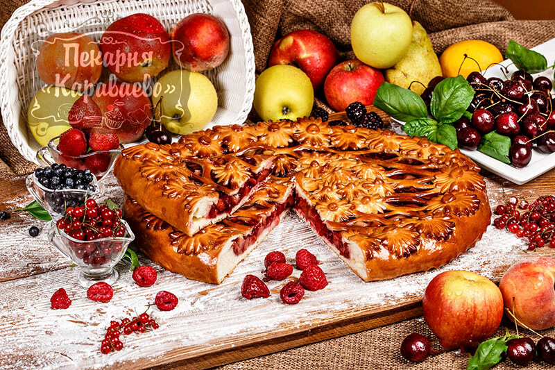 Пирог "Ягодный микс" 0,75 кг.