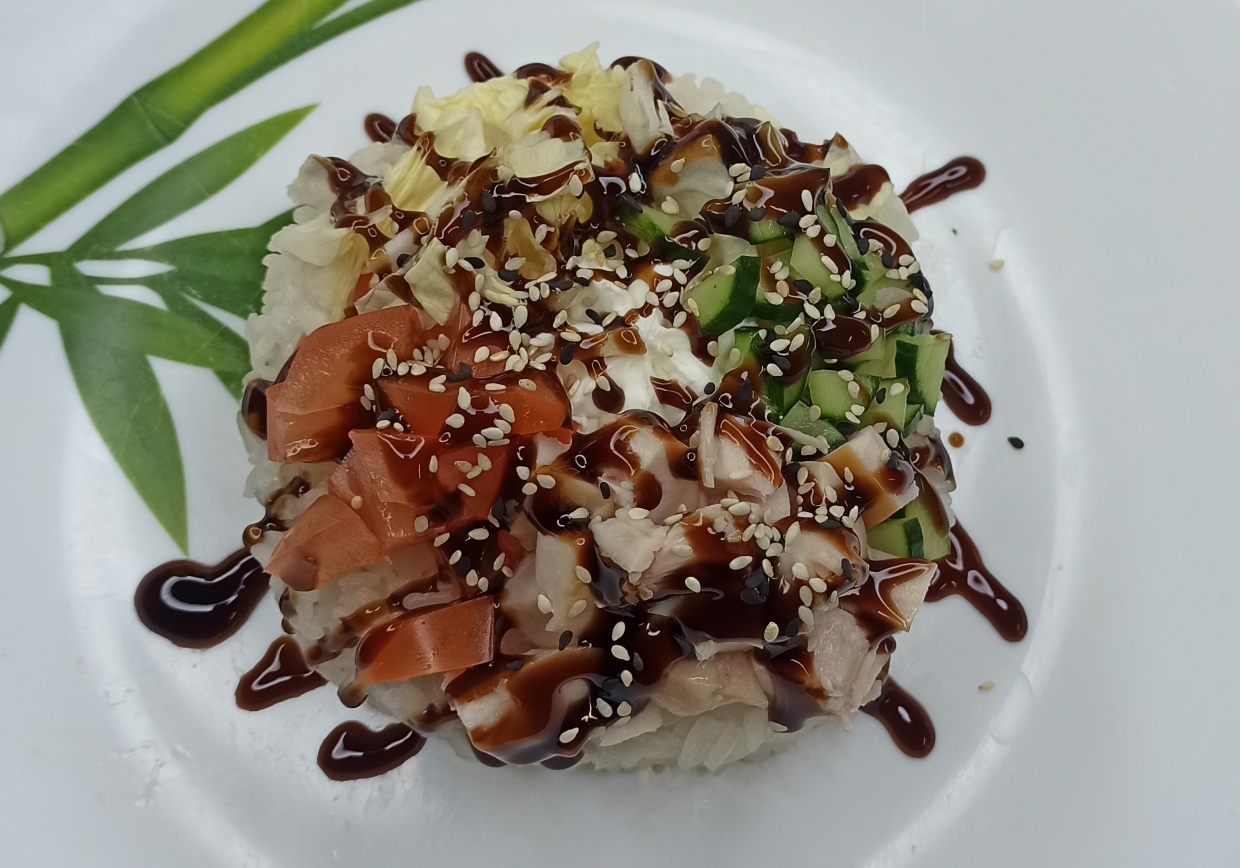 Поке с курочкой