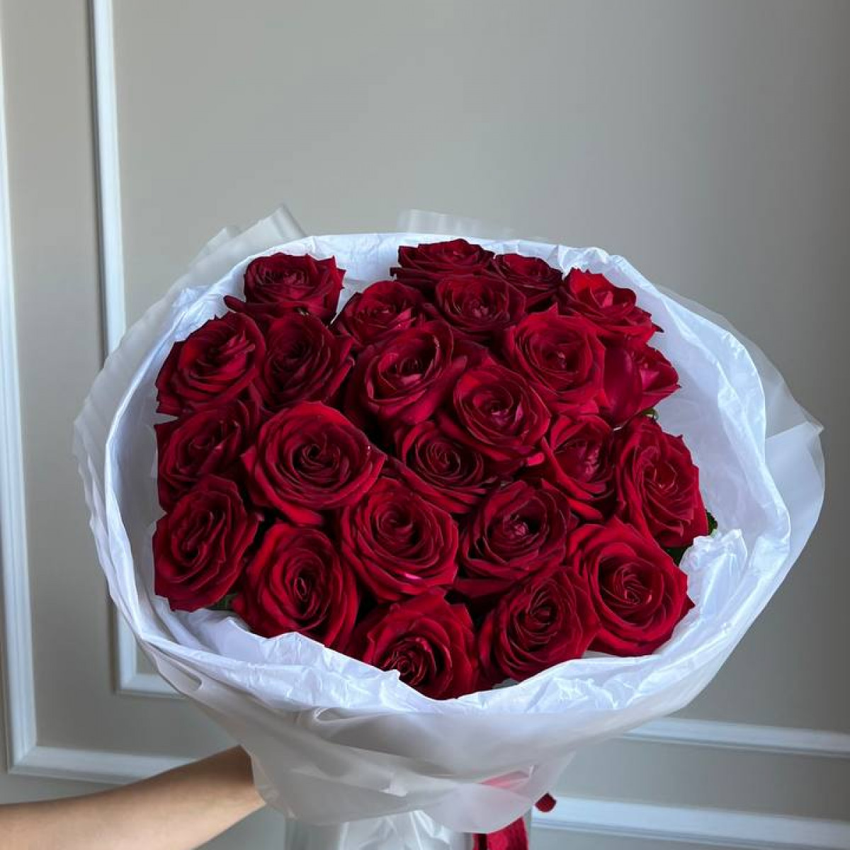 Моно букет из 25 роз 16 (предзаказ)