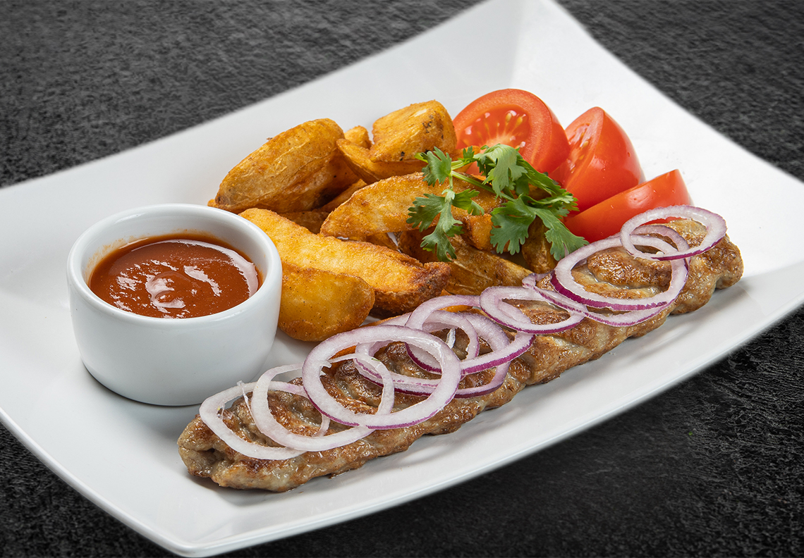 Люля кебаб из курицы с картофелем