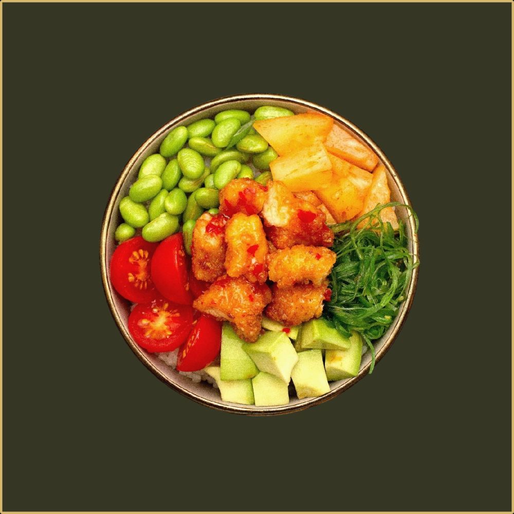 Поке с курицей