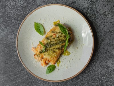 Лазанья с морепродуктами