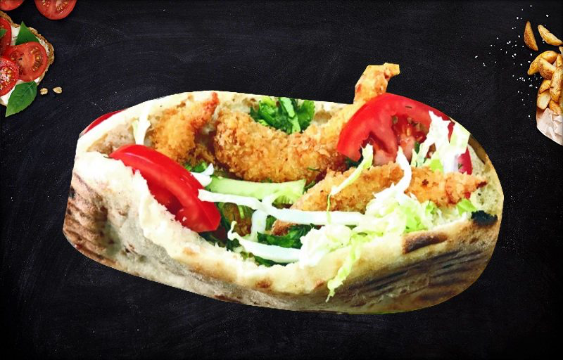 Сэндвич с креветками