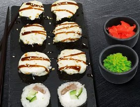 Запеченный с курицей