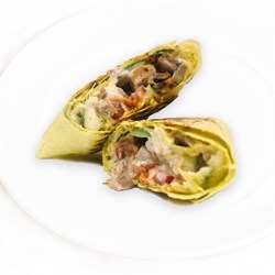 Сырная шаурма со свининой