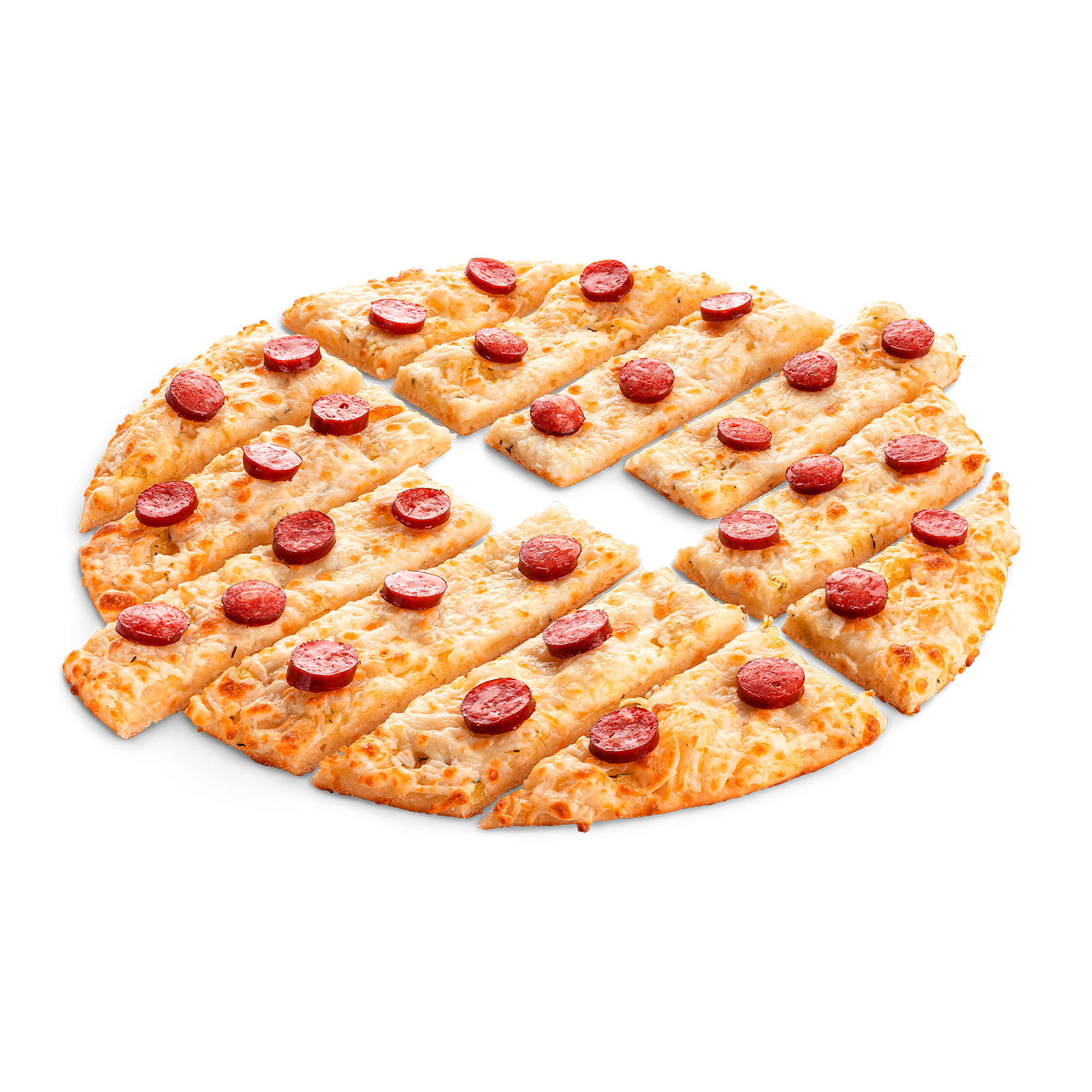 Сытные палочки с колбасками