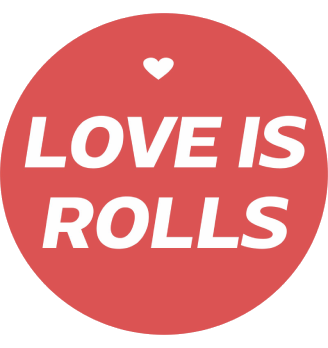 Love is rolls - логотип