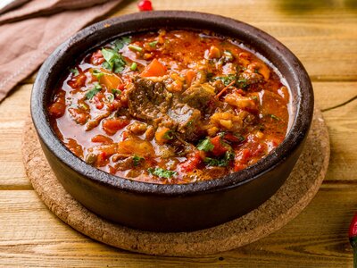 Чашушули с мясом
