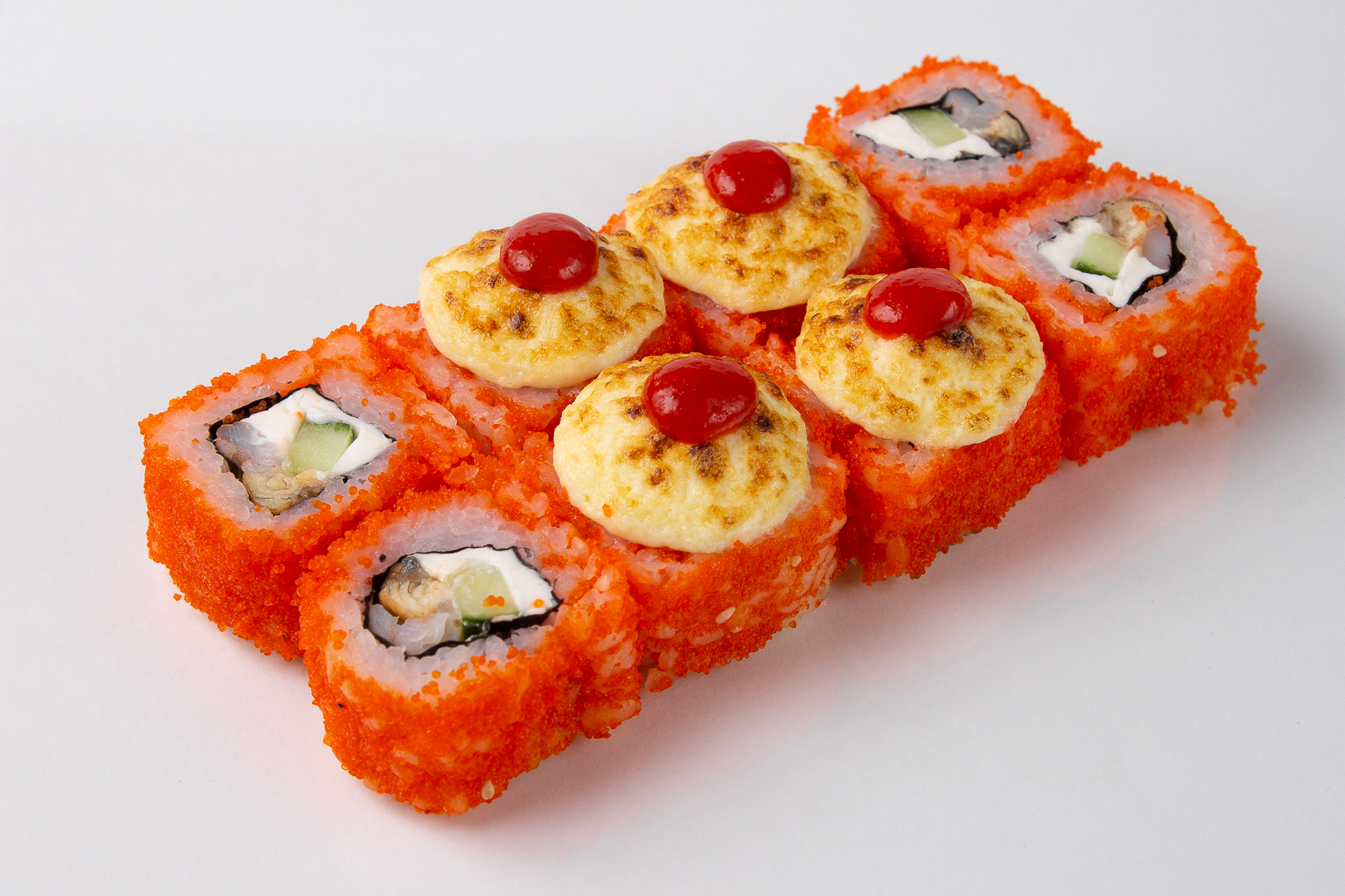 Запеченный Гриль Угорь Креветка