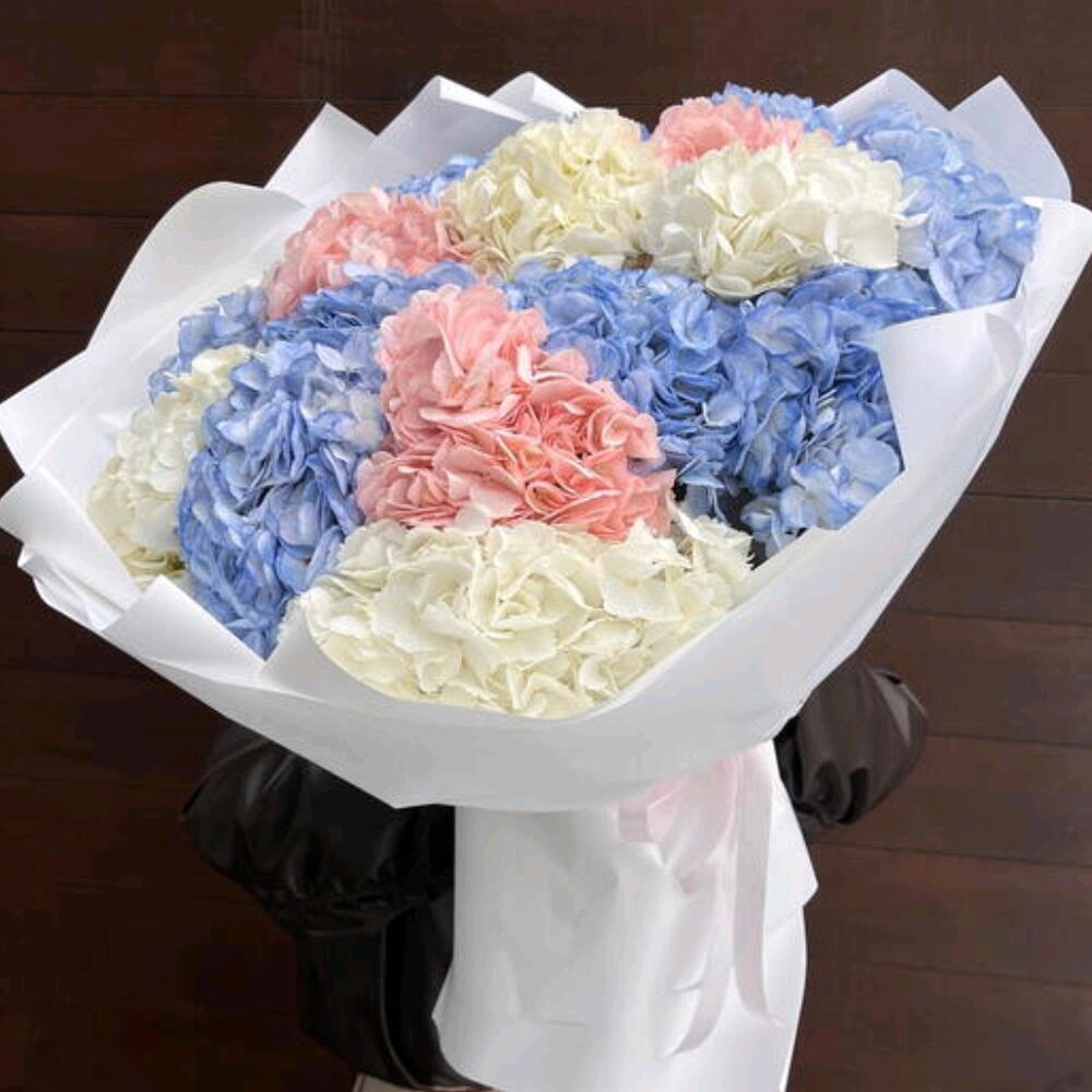 ОГРОМНЫЙ букет из Шикарных Гортензий микс