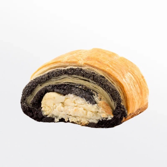 Штрудель маковый творожный