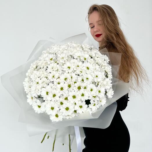 25 ромашек в упаковке