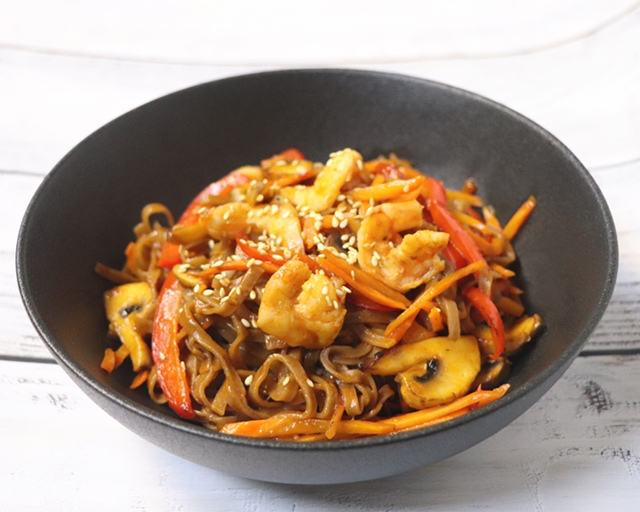 Эби wok соба терияки