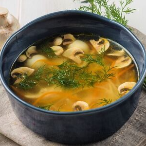 Суп из шампиньонов и курицы