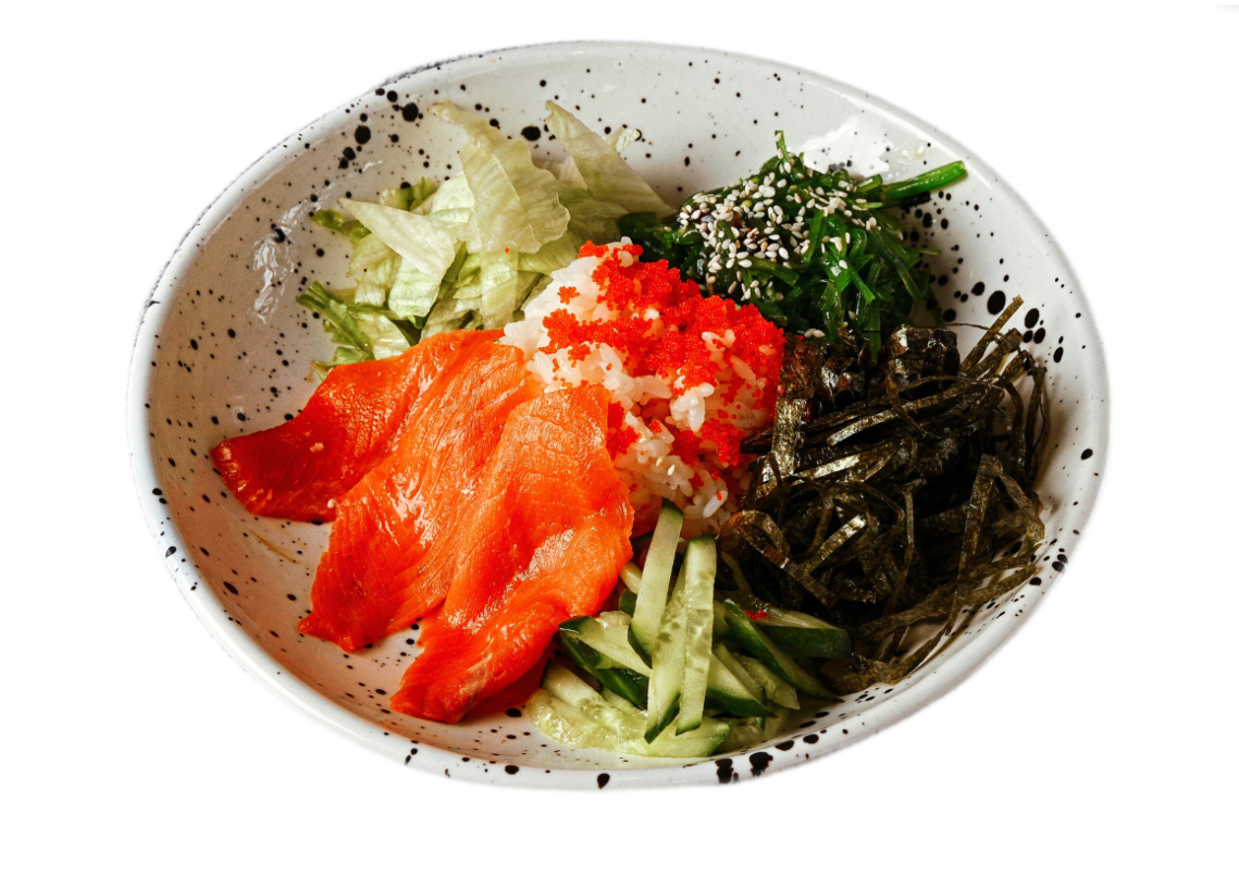 Поке с лососем