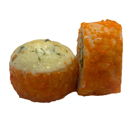 Калифорния запечённая под сырным соусом