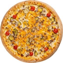 Пицца 36 см Бургер (пышное)